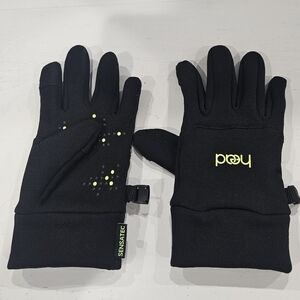 Head Neon and Black Youth Mittens. Insulated. Outdoor Accessories Touchscreen LG